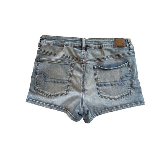 American Eagle Super Super Stretch Hi-Rise Shortie Size 14 Shorts - Picture 5 of 5